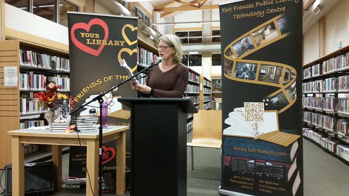 Author reading