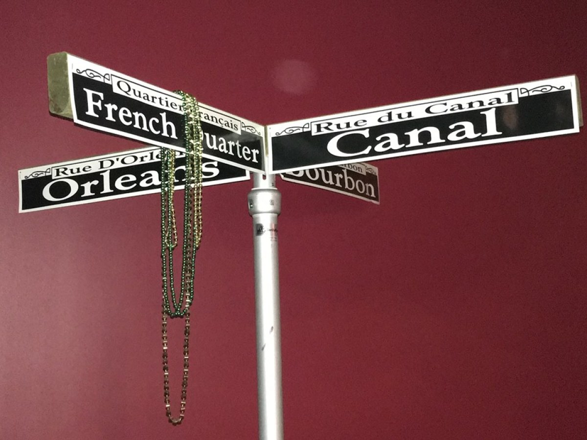 Mardi Gras sign