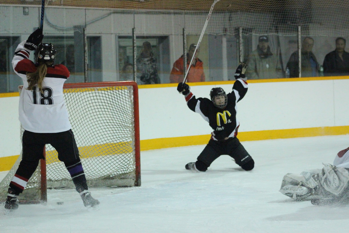 Celebrating goal