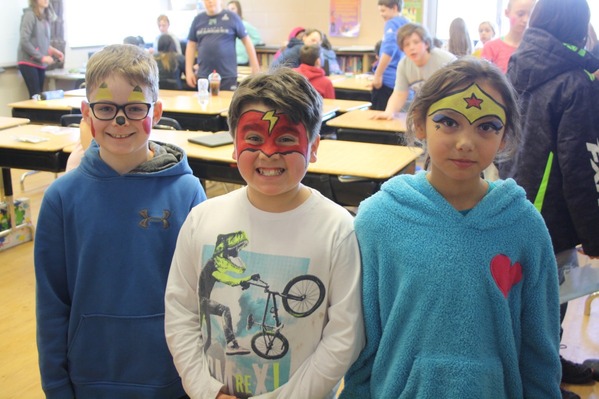 Painted faces