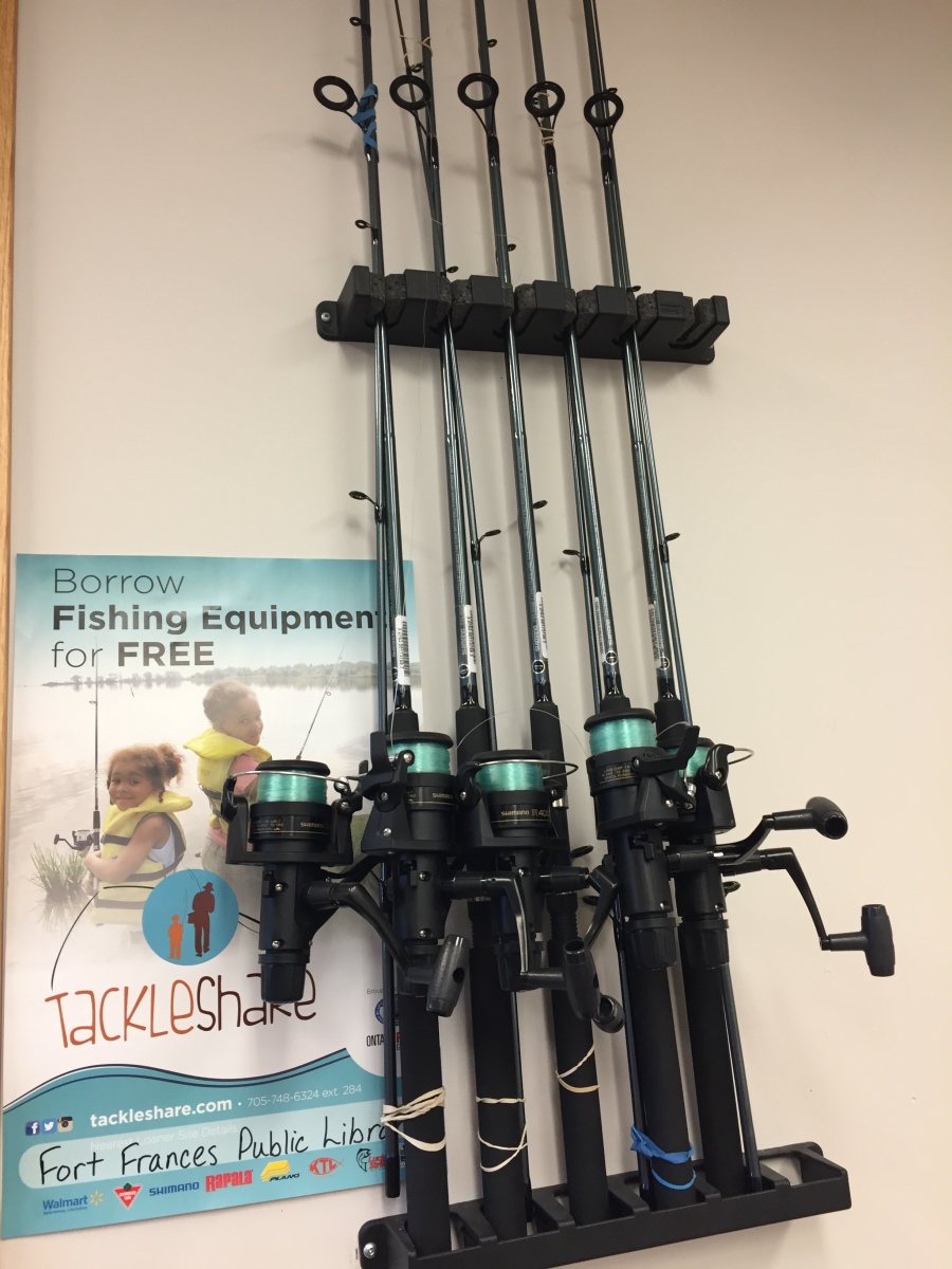 library fishing rods