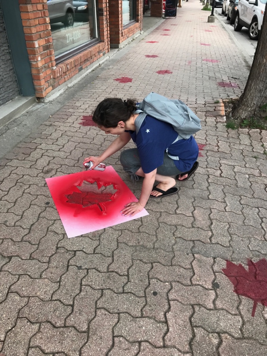 painting leaf