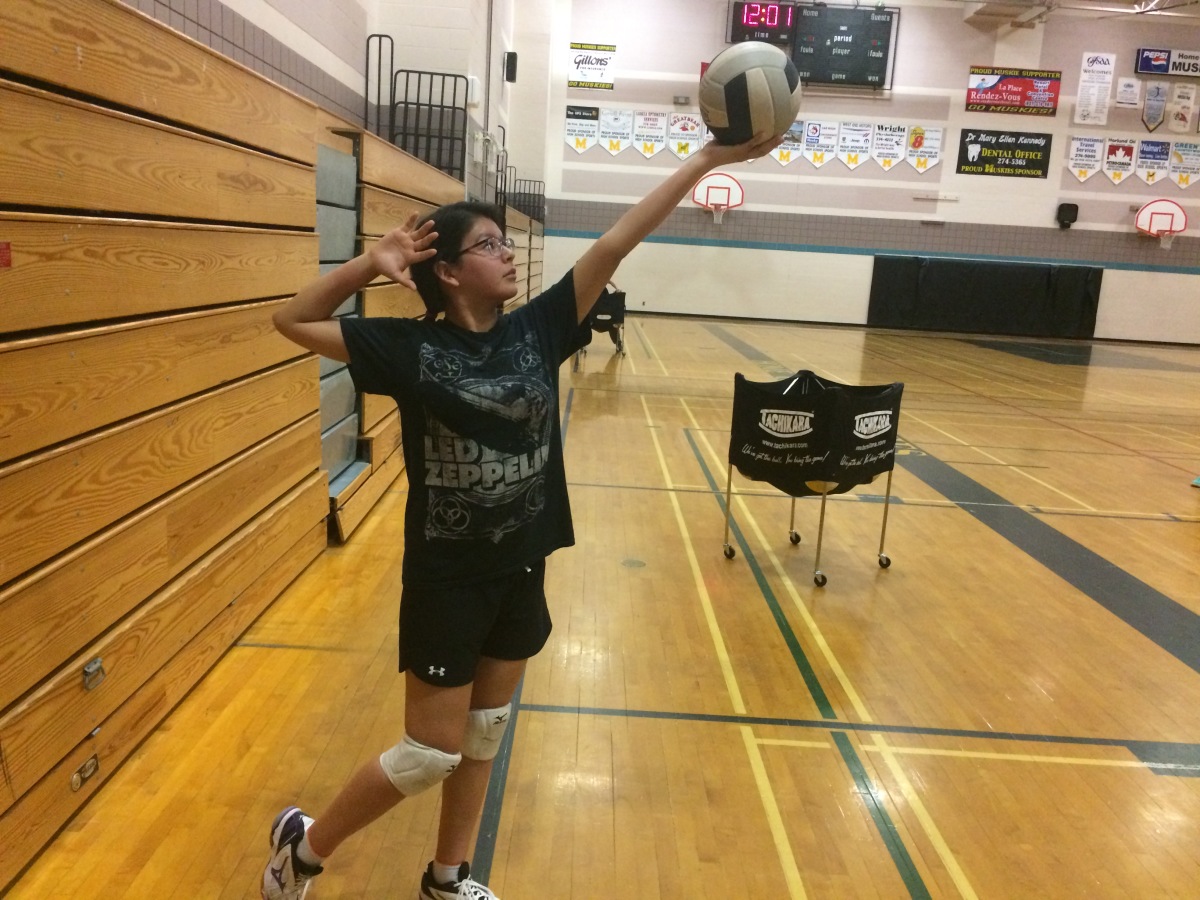 Vball tryouts