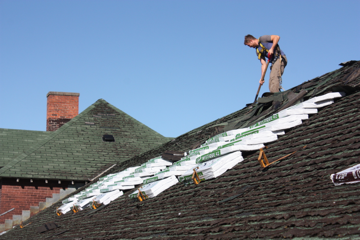 Stripping shingles