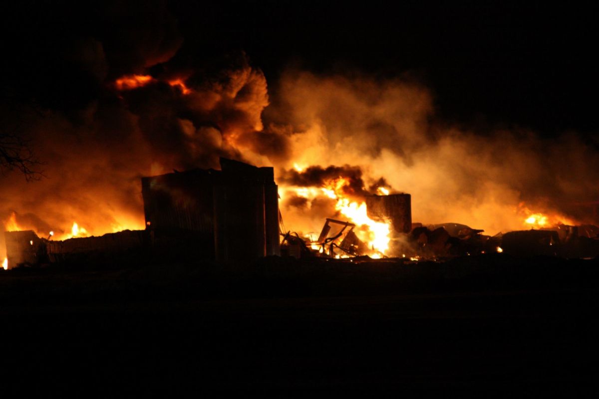 Falls fire