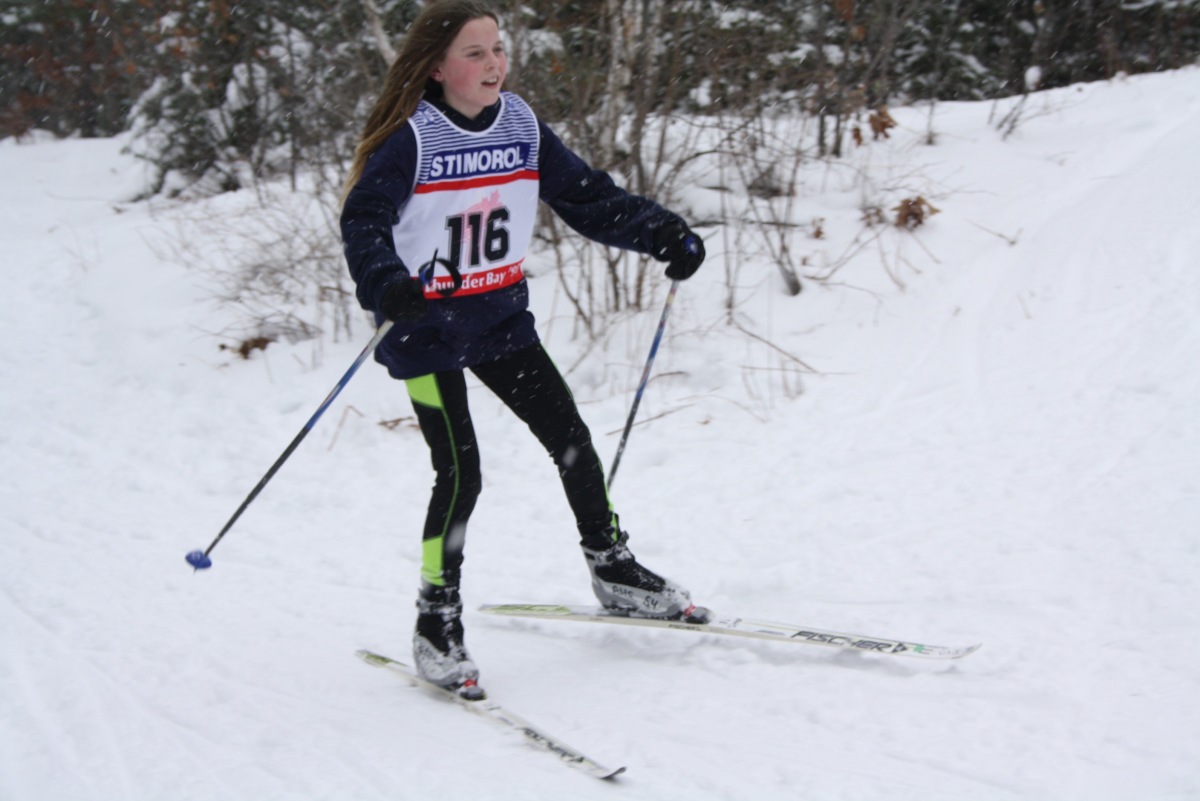 Female skier