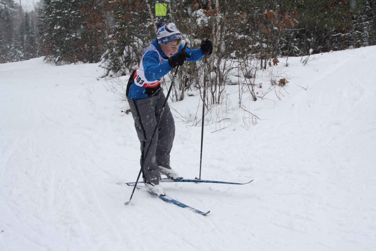 Male skier