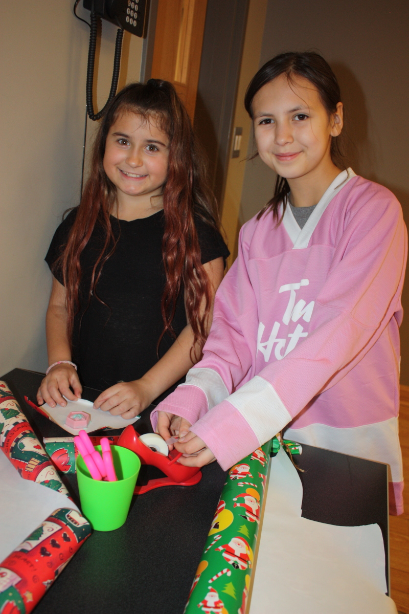 Wrapping gifts