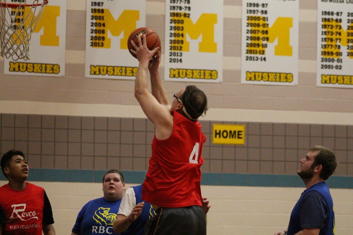 Dunk attempt