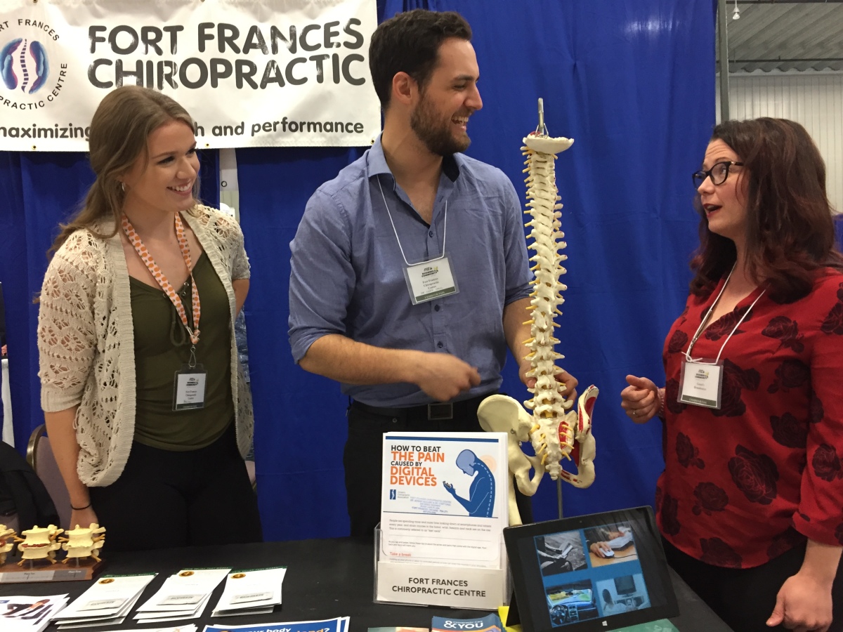 Chiropractic booth
