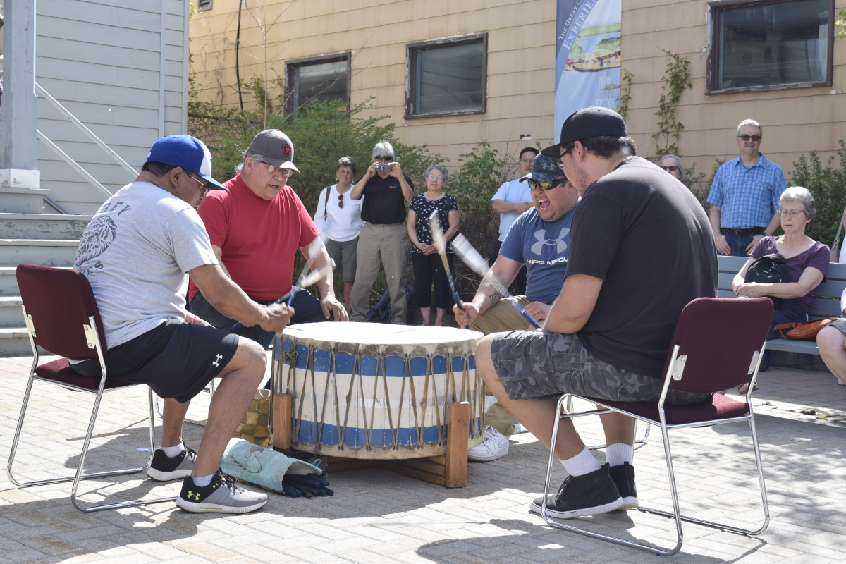 Exhibit drummers