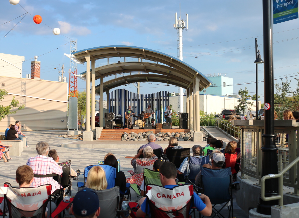 Concert in square