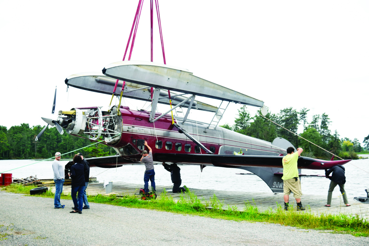 Upside down plane