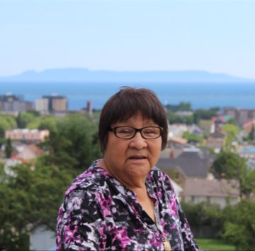 JANET BRUYERE (Ombiigaabawik) (Elk Clan)