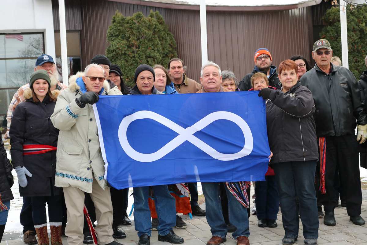 Métis flag-raising
