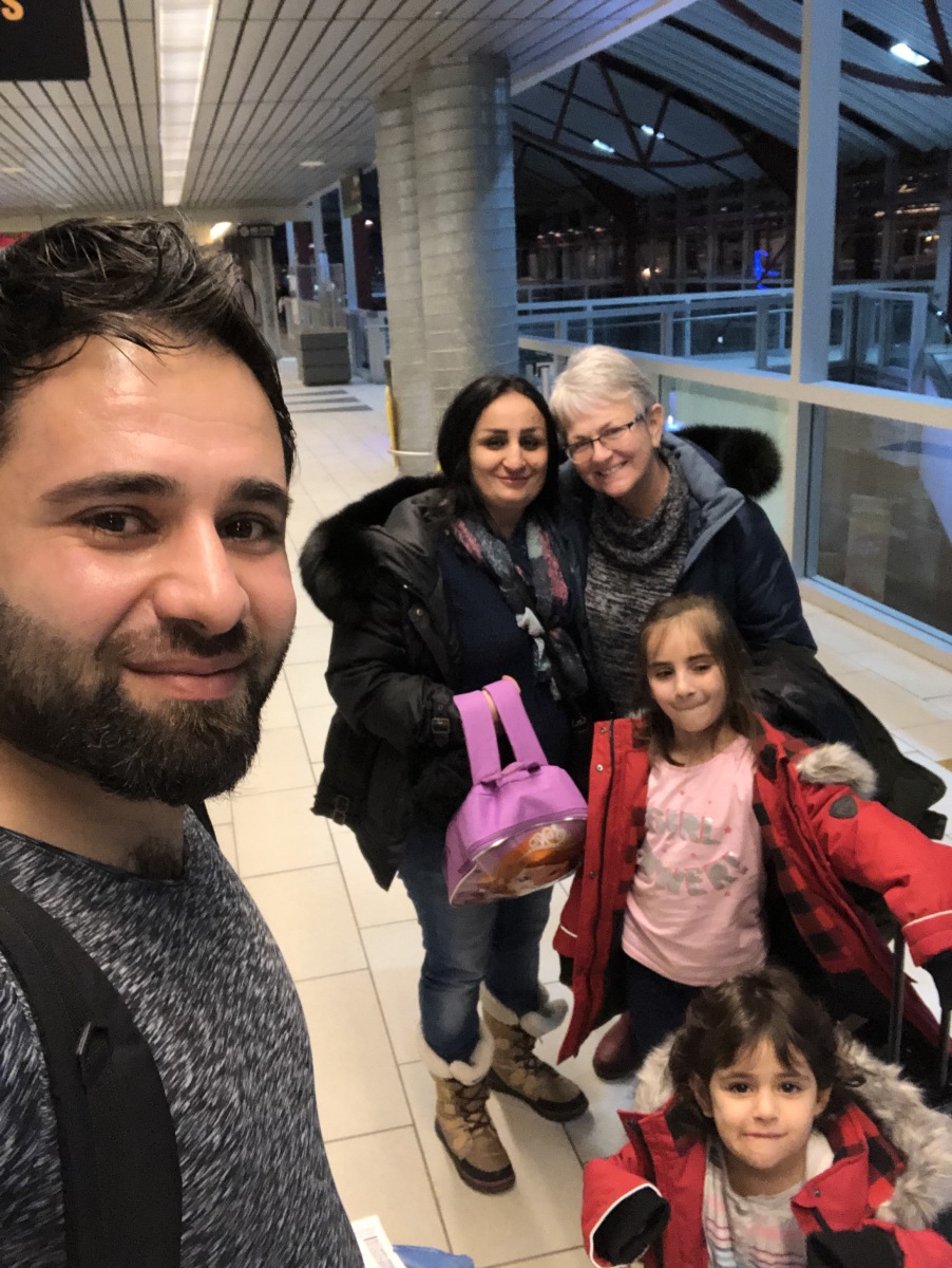 Family leaving