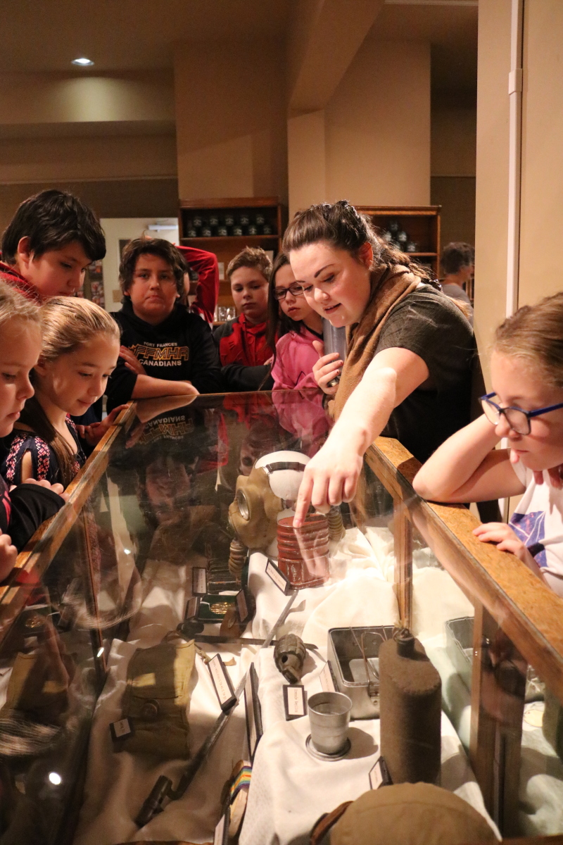 Showing exhibits