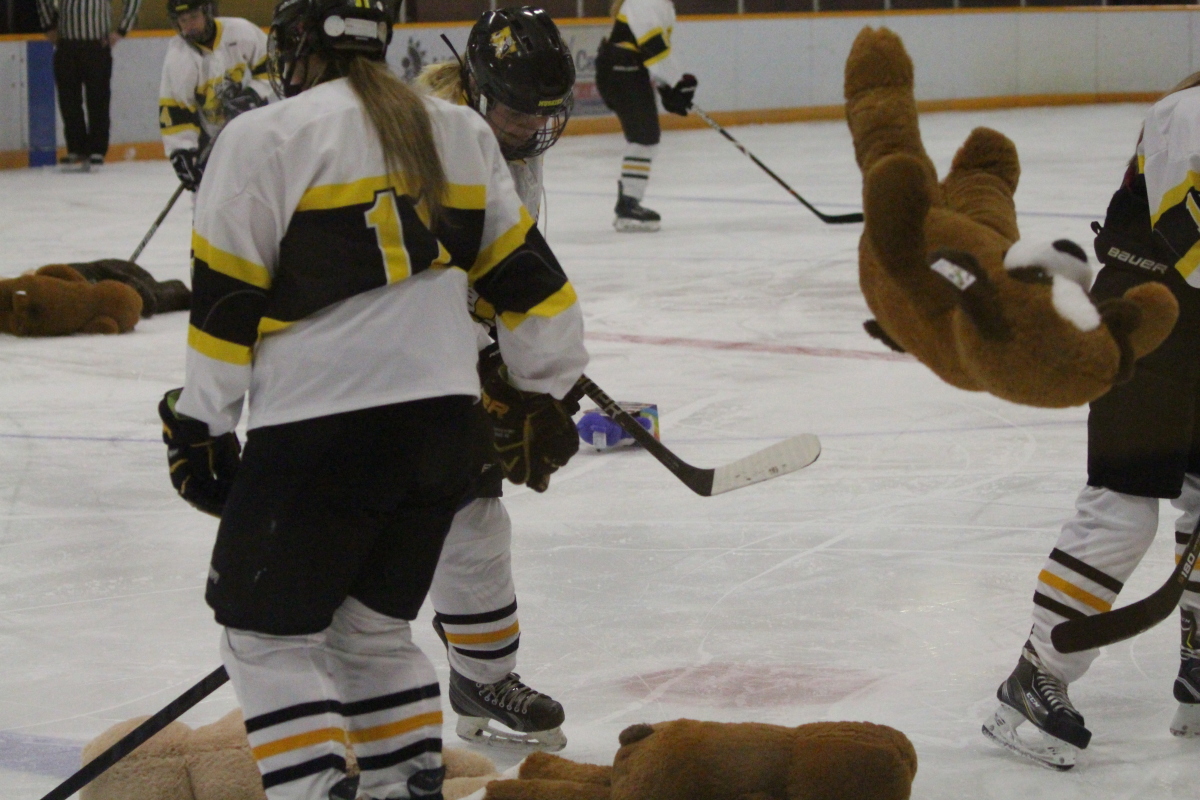 Tossed teddy bears