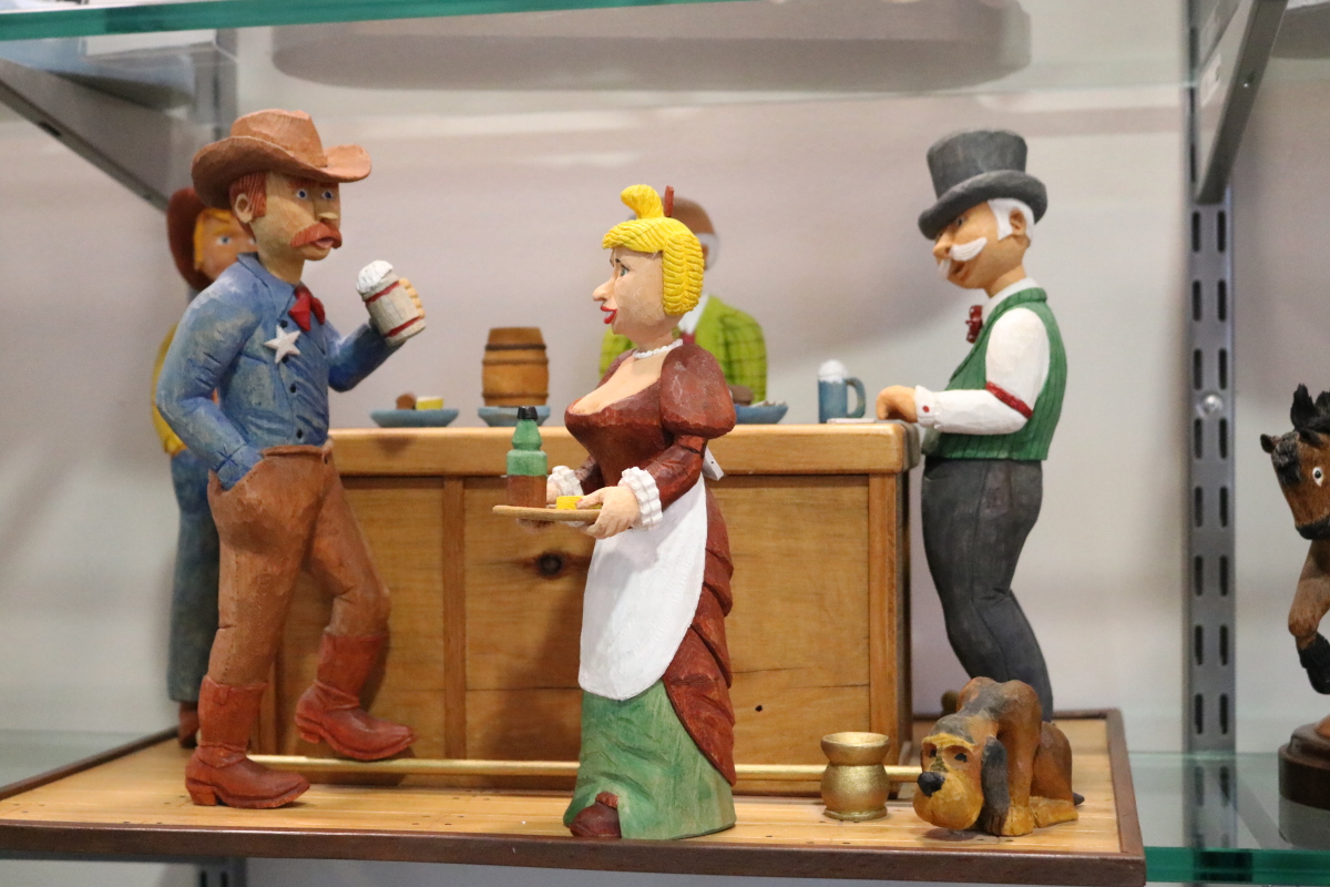 Saloon carving