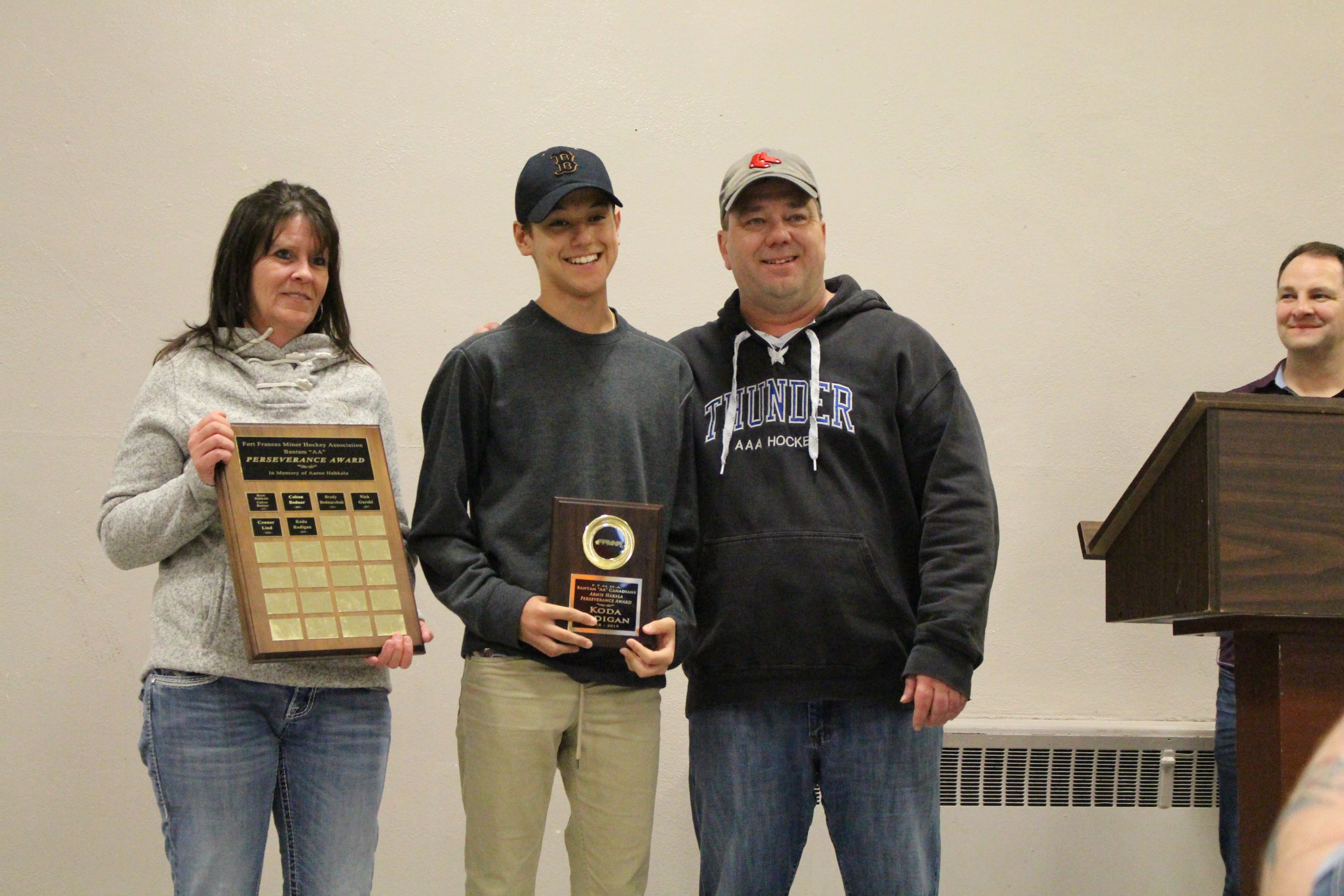 Minor hockey award