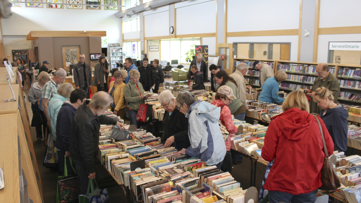 Busy book sale