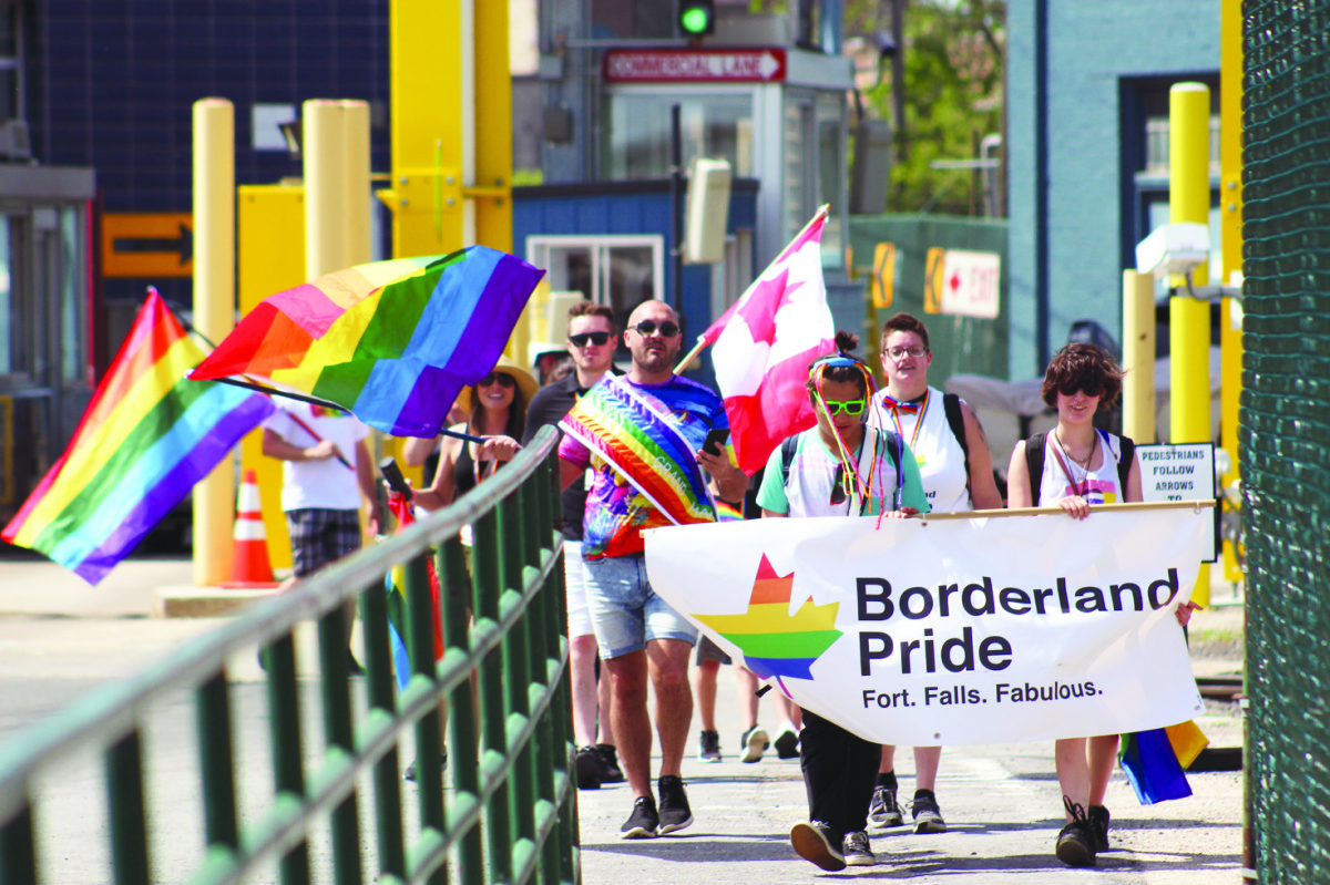 March across border