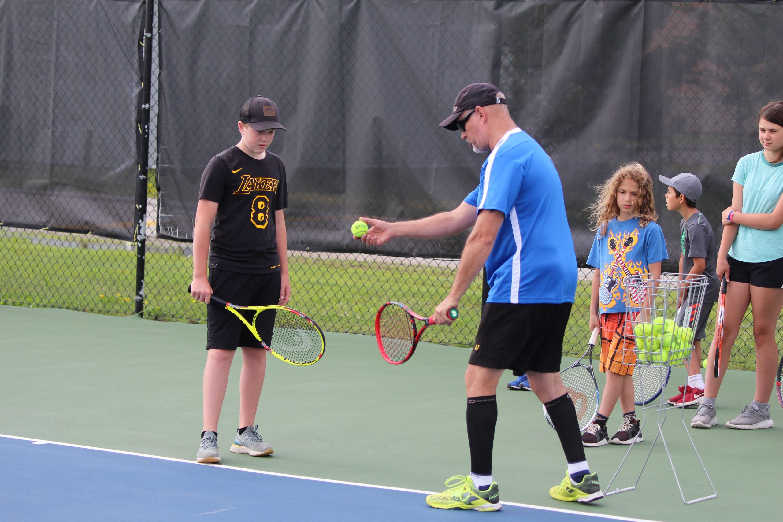 Tennis lesson