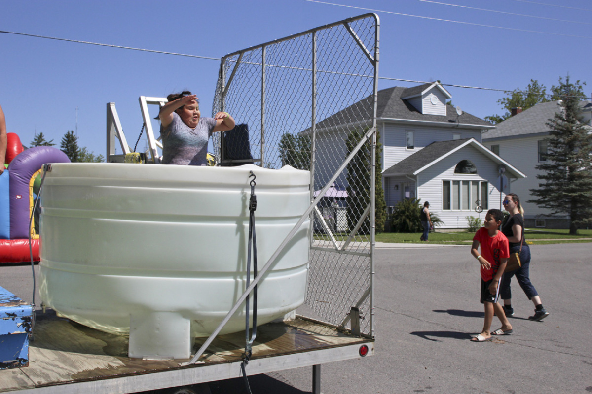 Getting dunked