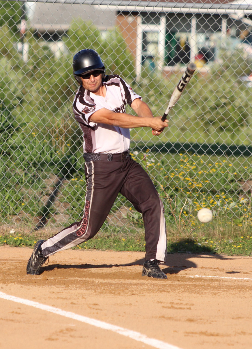 Taking a swing