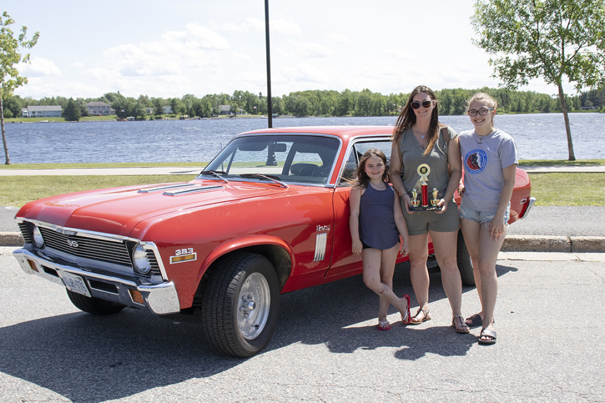 Winning car