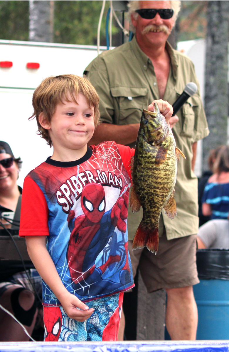 Young angler