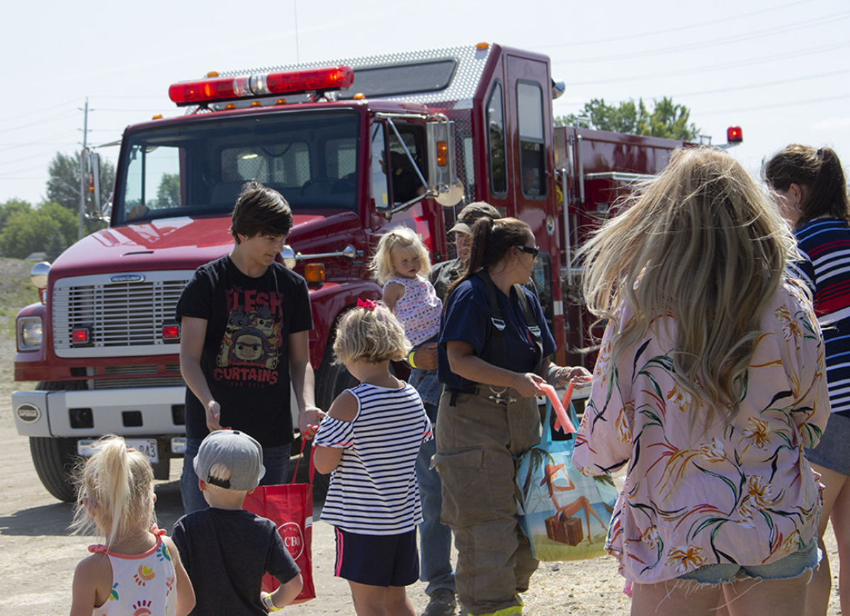 Firetruck in parade