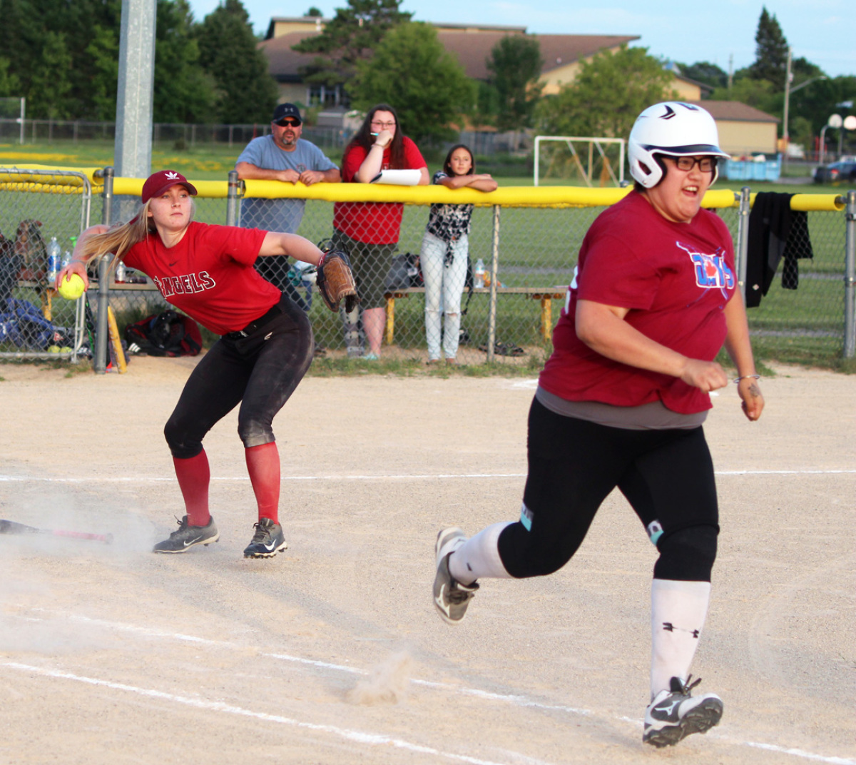 Throwing to base
