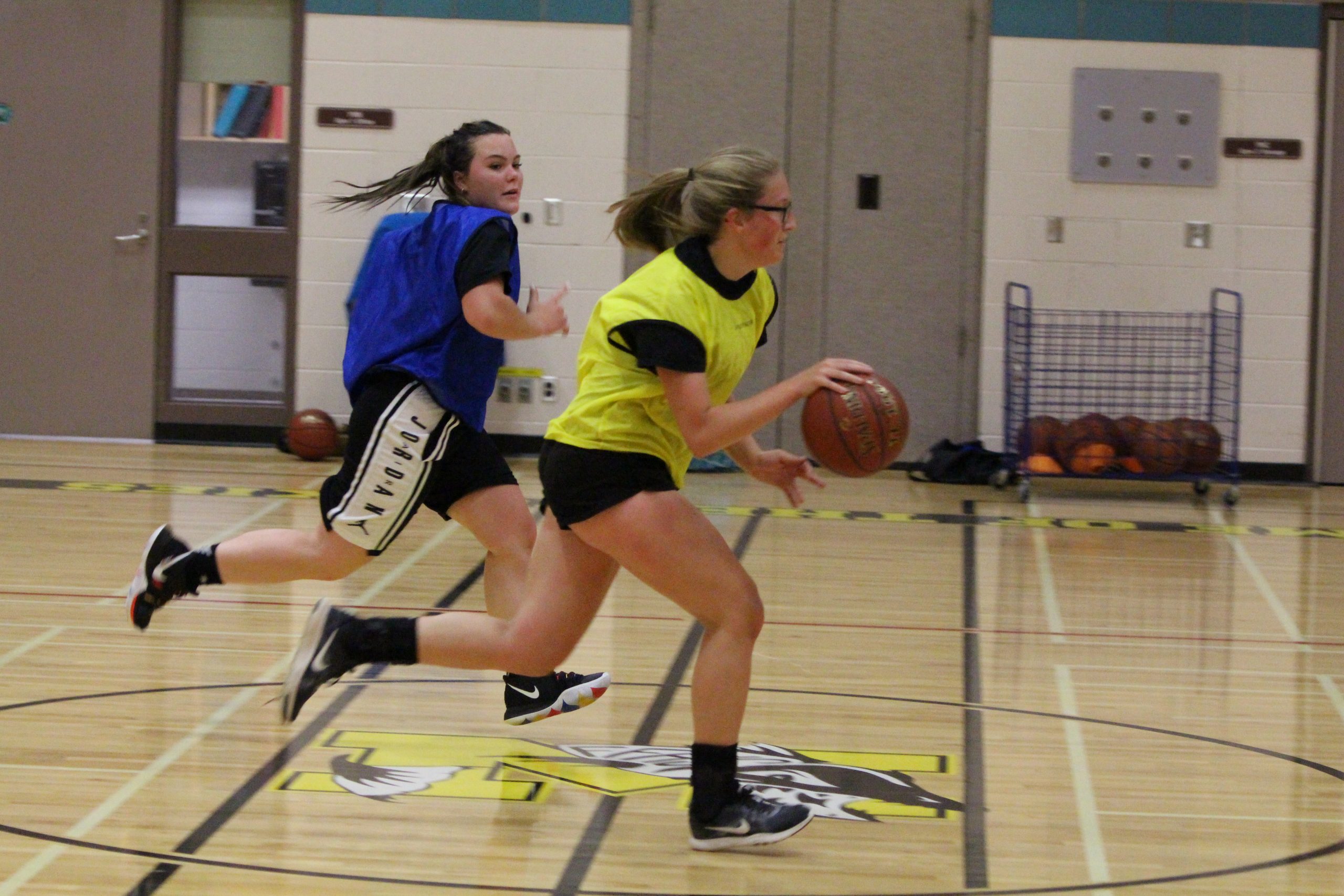 Basketball practice