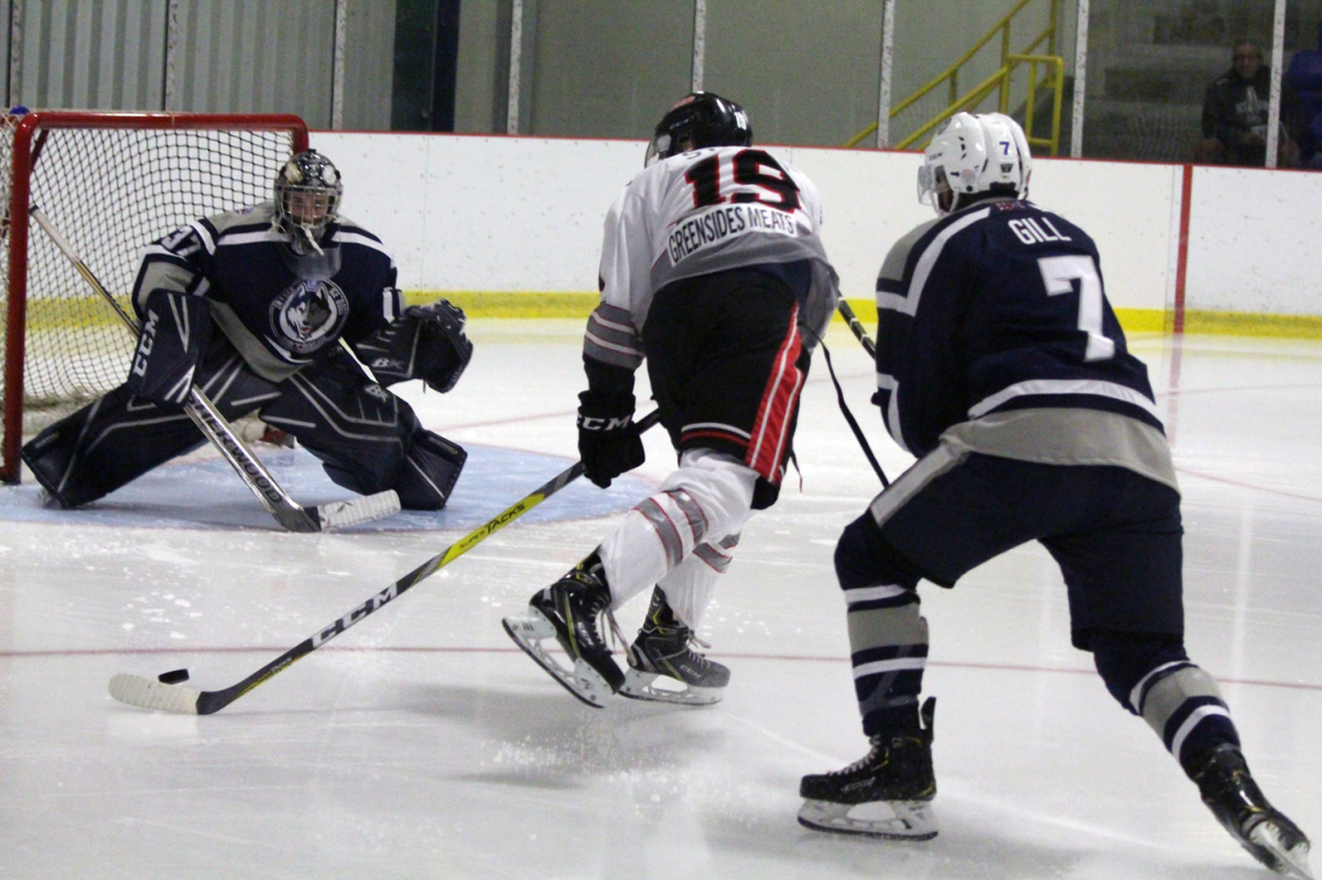 Shot on net