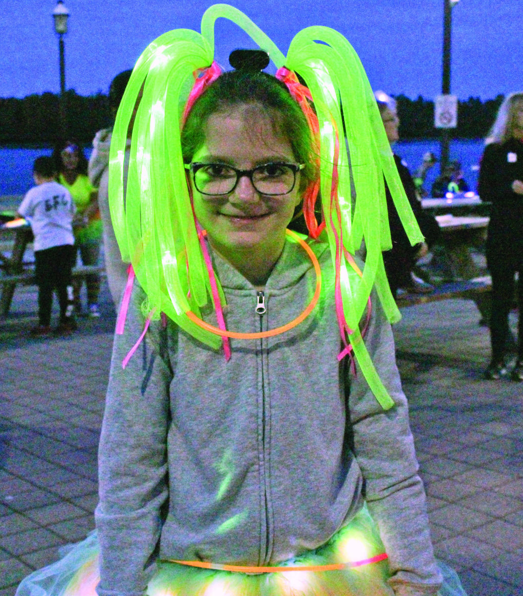 Glowing hair