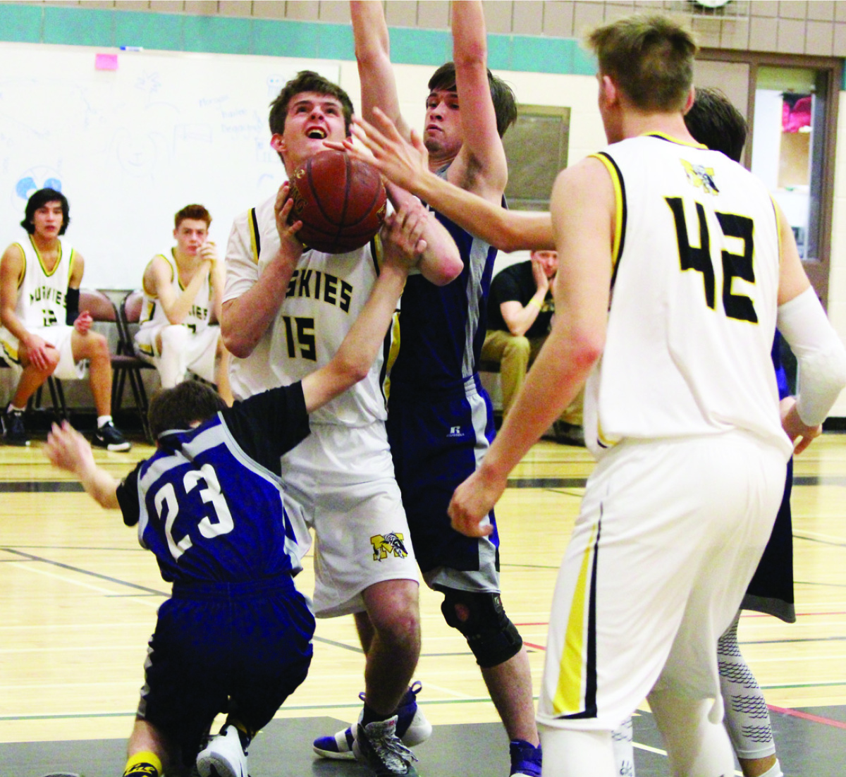 Fighting to score