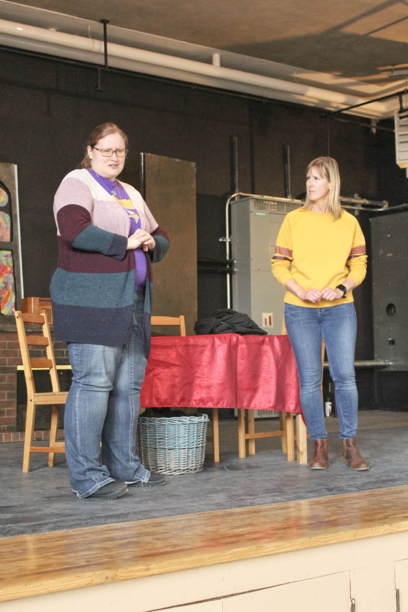 Little theatre rehearsal