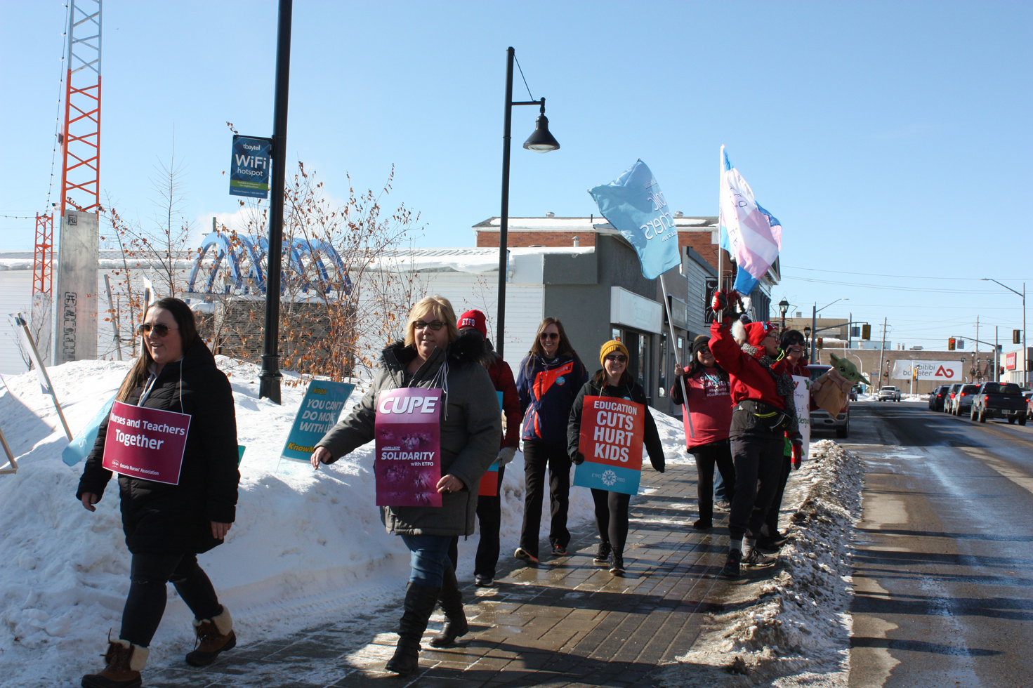 Teachers stage province-wide walk-out