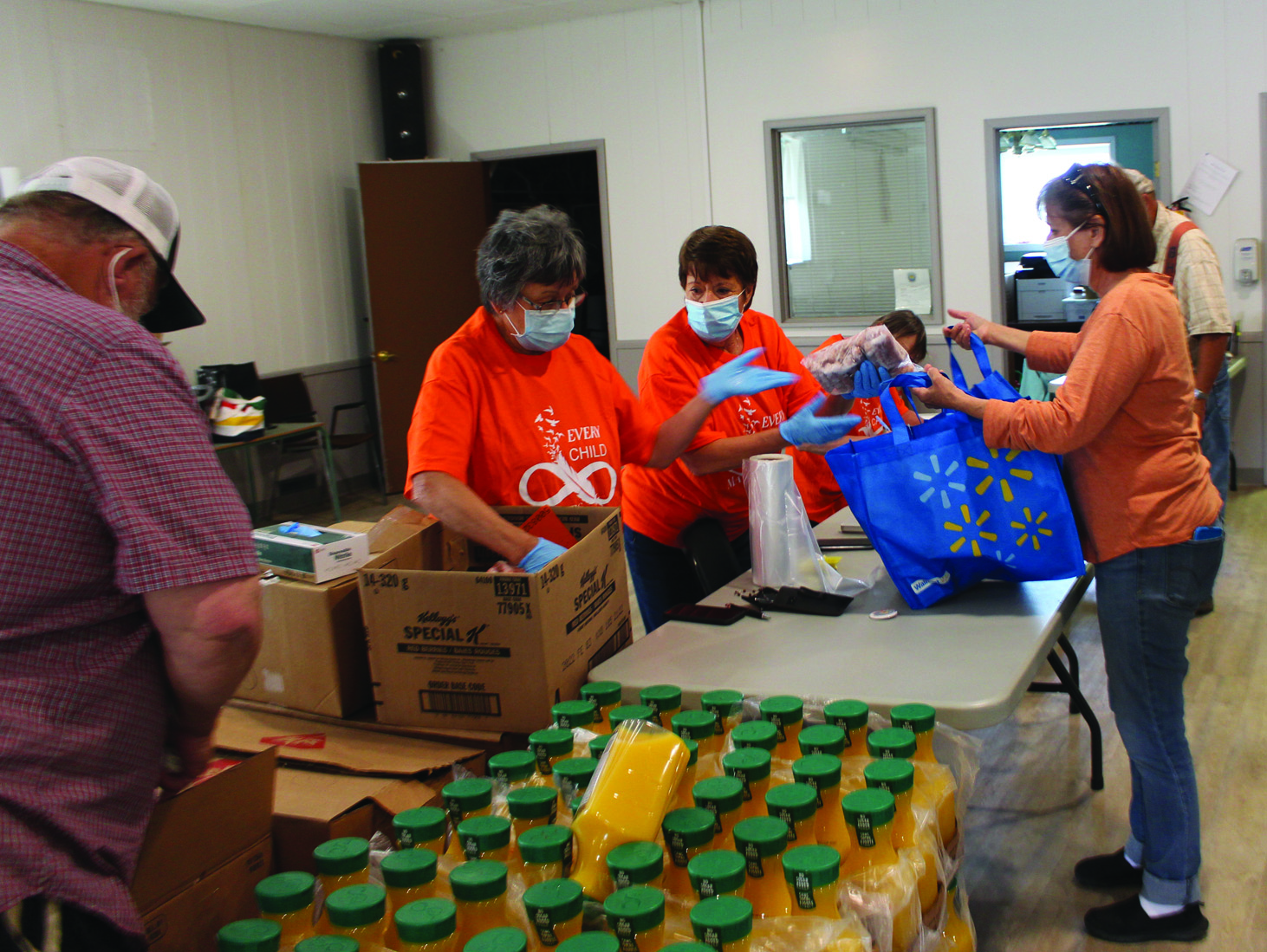 Sharing a meal, Covid-style