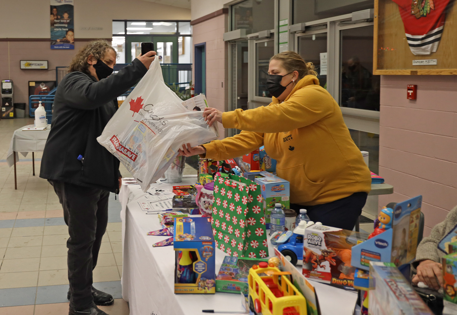 Lakers win the game of giving