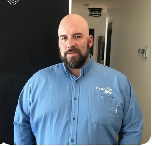 Brad Belluz earns promotion at Hydro One!