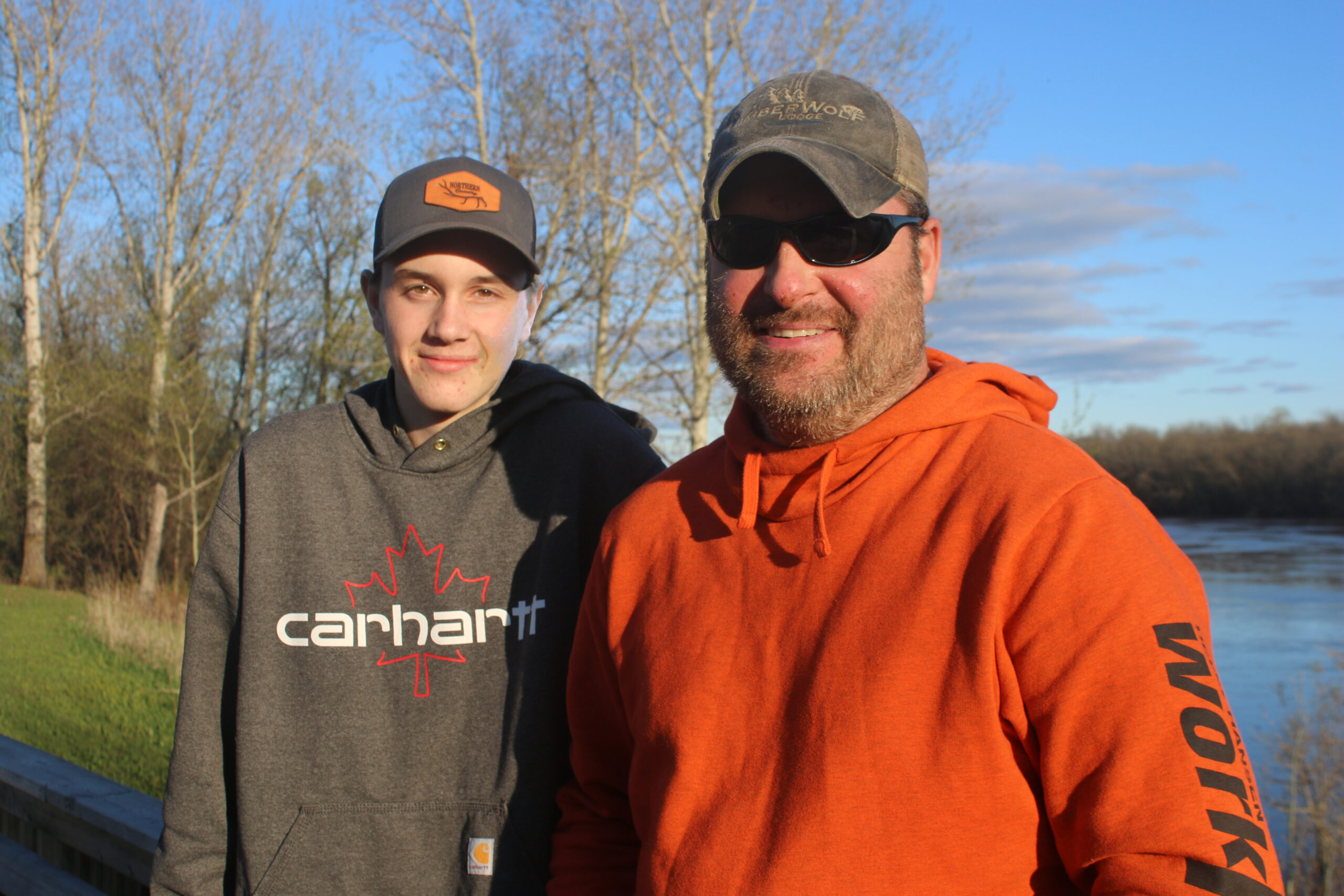 Like father, like son: fishing is a family affair