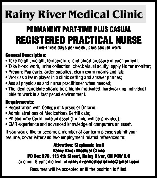 Registered Practical Nurse