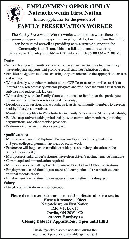 Expired: Family Preservation Worker