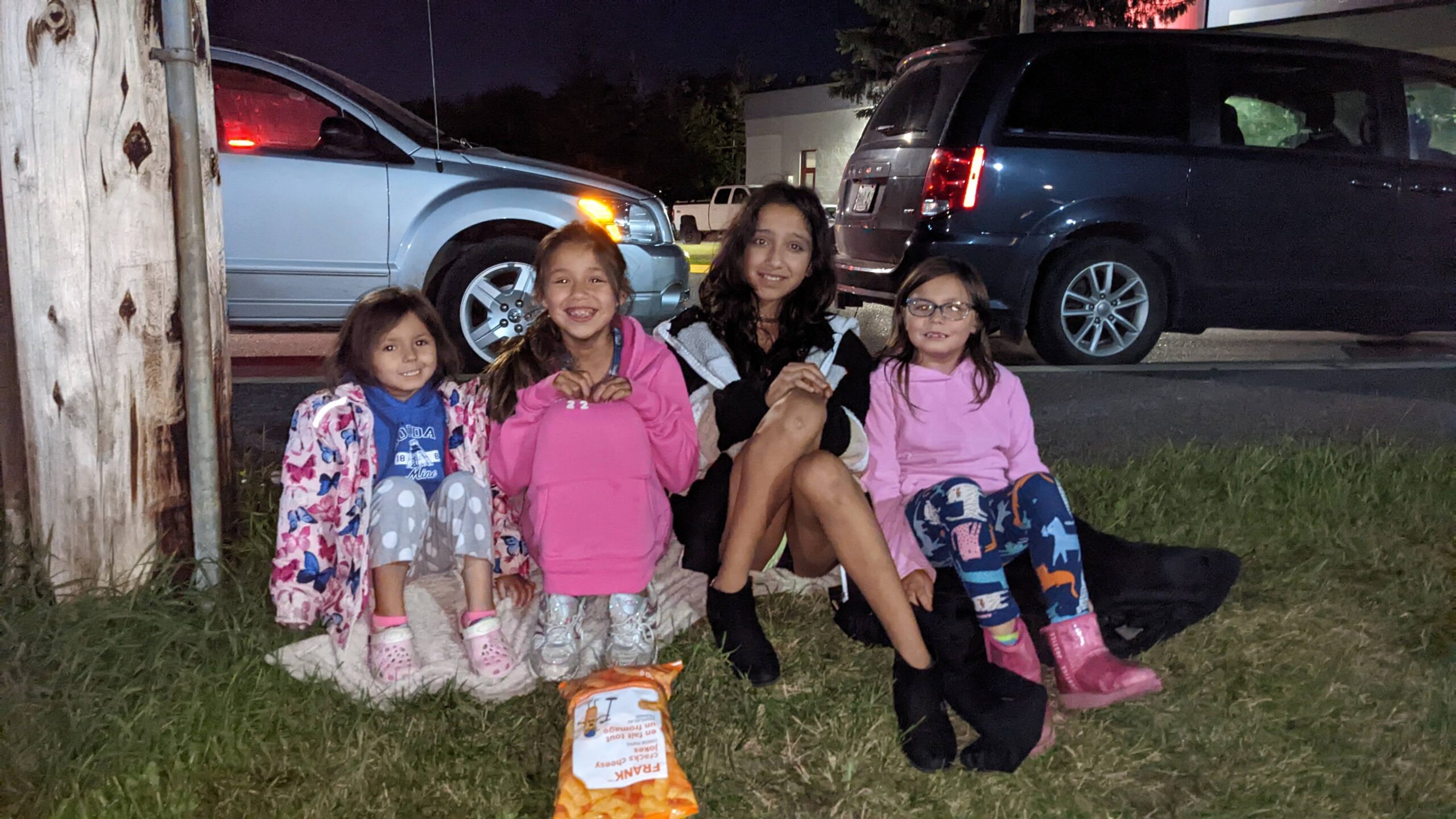 Waiting for the show