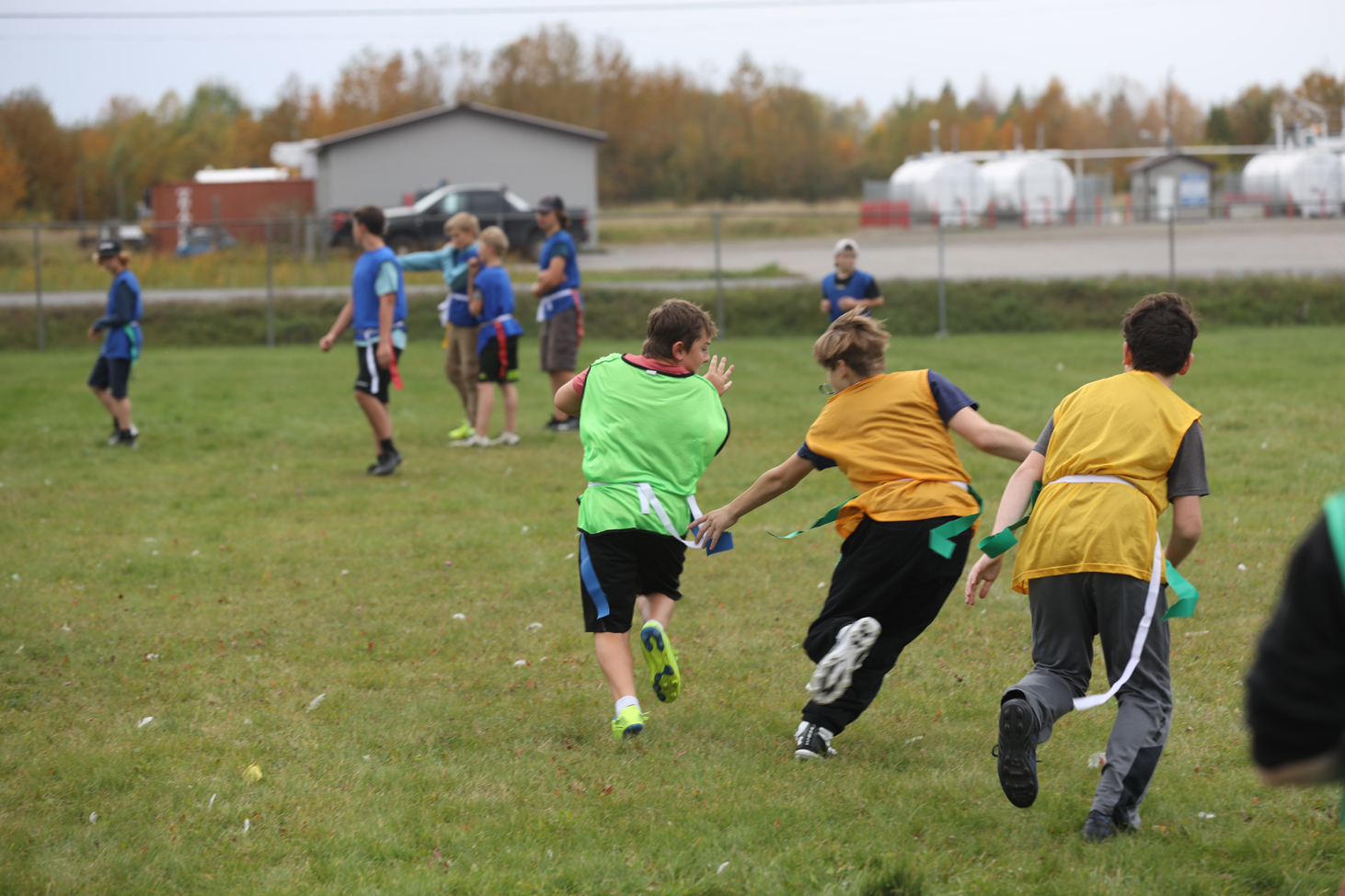 Taking a run at flag football
