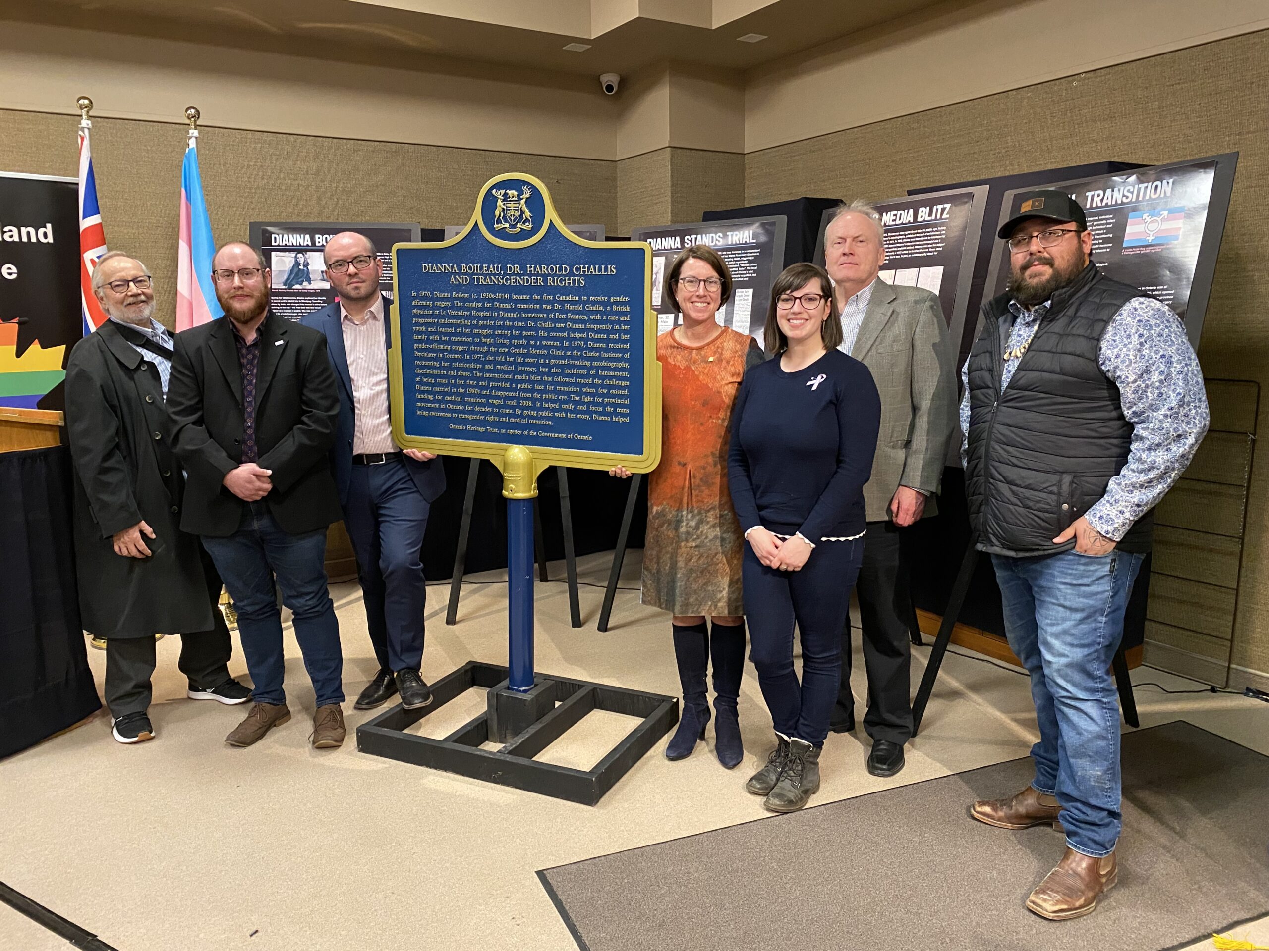 Dianna Boileau honored with provincial plaque at La Verendrye Hospital