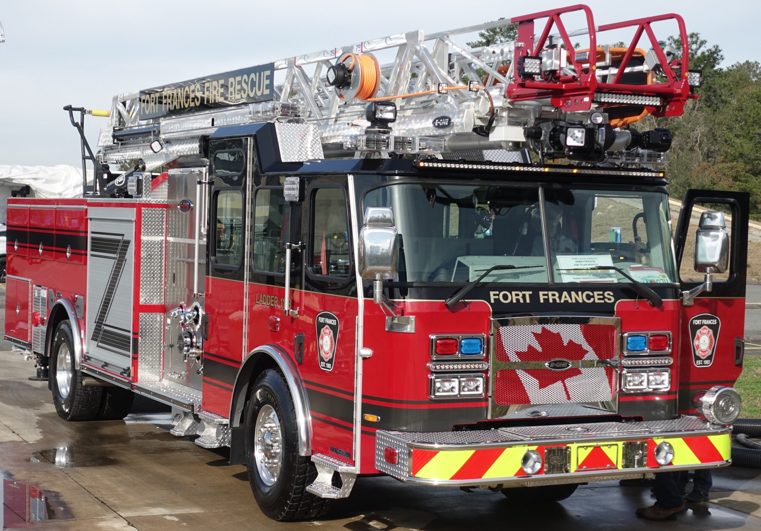 Town of Fort Frances receives new, long-awaited Aerial Ladder Truck