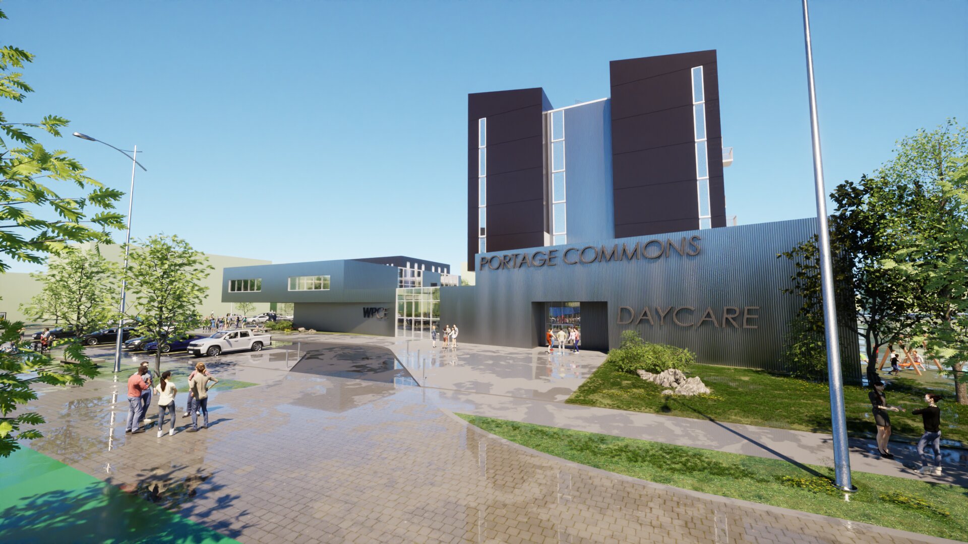 Wellness Precinct renders